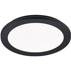 Foto van Led plafondlamp - badkamerlamp - trion camy - opbouw rond 13w - spatwaterdicht ip44 - dimbaar - warm wit 3000k - mat