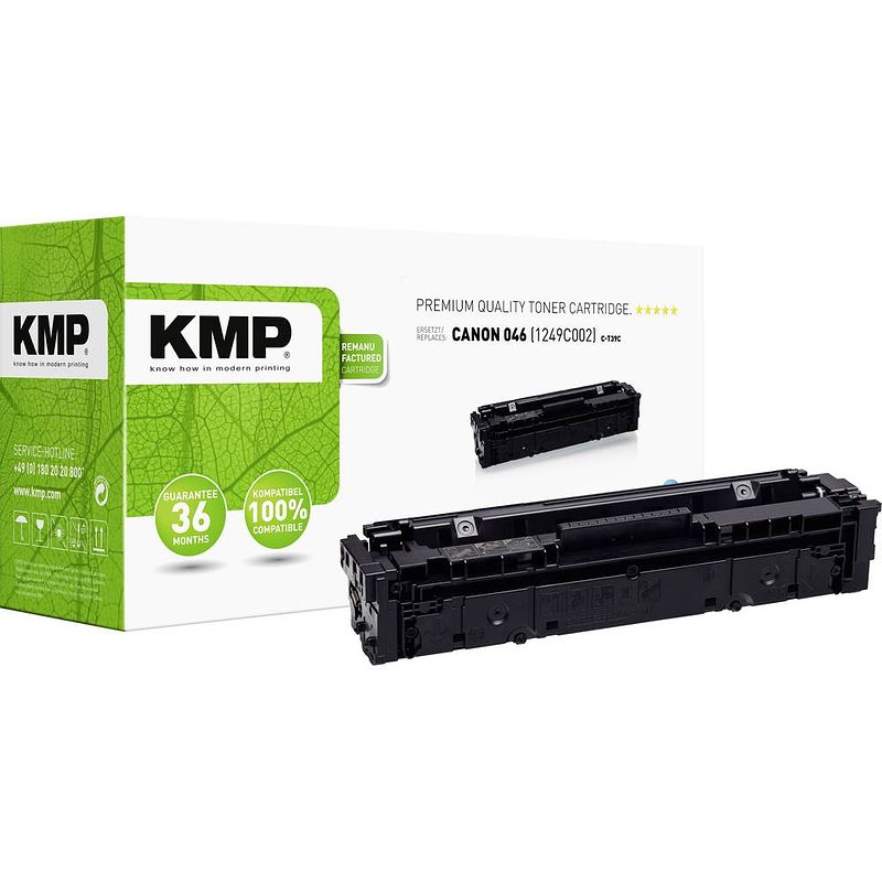 Foto van Kmp toner vervangt canon 046 cyaan 2300 bladzijden c-t39c