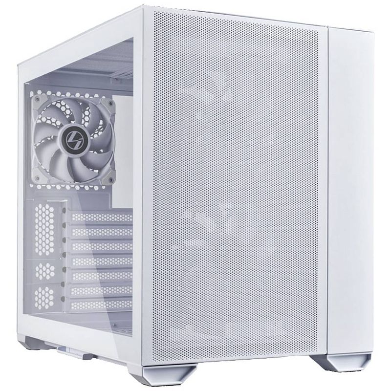 Foto van Lian li o11 air mini white mini-tower gaming-behuizing, behuizing wit