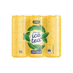 Foto van Jumbo ice tea sparkling zero sugar 6 x 250ml