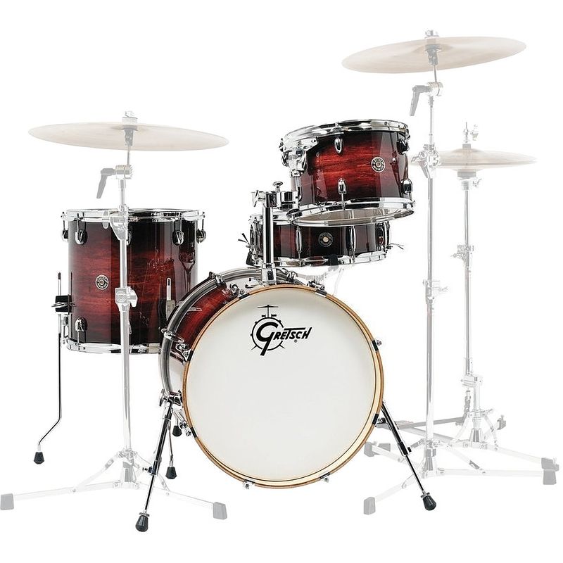 Foto van Gretsch drums ct1-j484-gab catalina club gloss antique burst