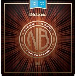 Foto van D'saddario nickel bronze twelve string akoestische gitaarsnaren