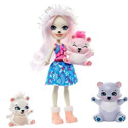 Foto van Mattel speelset enchantimals family polar meisjes 7-delig