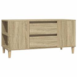 Foto van Vidaxl tv-meubel 102x44,5x50 cm bewerkt hout sonoma eikenkleurig