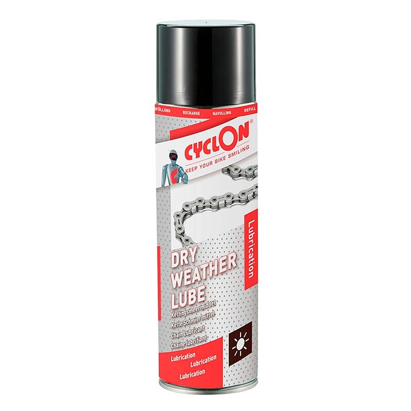 Foto van Cyclon kettingsmeermiddel navulling dry weather lube 625 ml