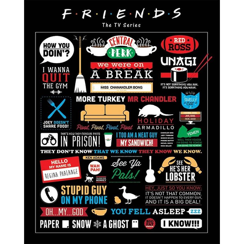 Foto van Pyramid friends infographic poster 40x50cm