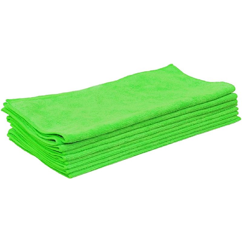 Foto van Martin cox microvezeldoek heavy duty 40 x 40 cm groen 10 stuks