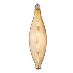 Foto van Led lamp - design - elipo - e27 fitting - amber - 8w - warm wit 2200k