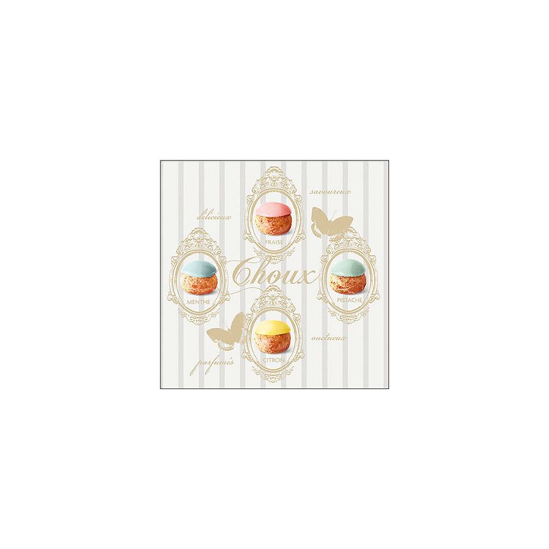 Foto van Ambiente servetten cream puffs 33x33cm