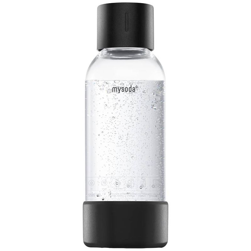 Foto van Mysoda pet-fles 0,5l premium bottle 1 pack silver zilver