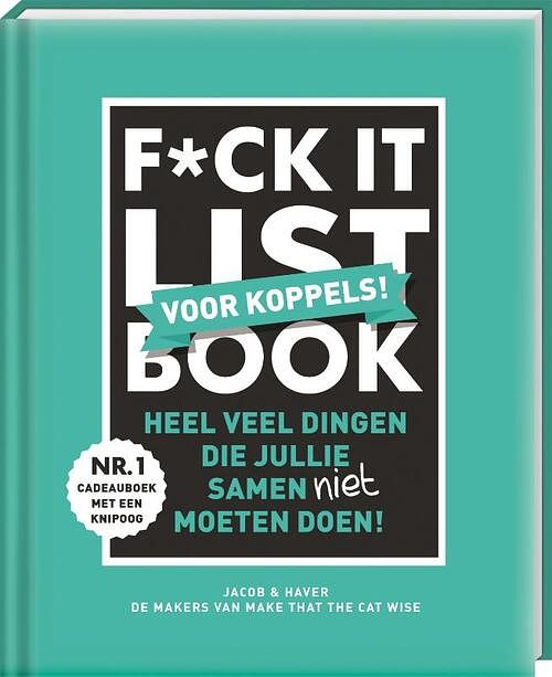 Foto van F*ck-it list book voor koppels - jacob & haver - hardcover (9789463332729)