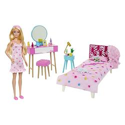 Foto van Mattel slaapkamer speelset met pop