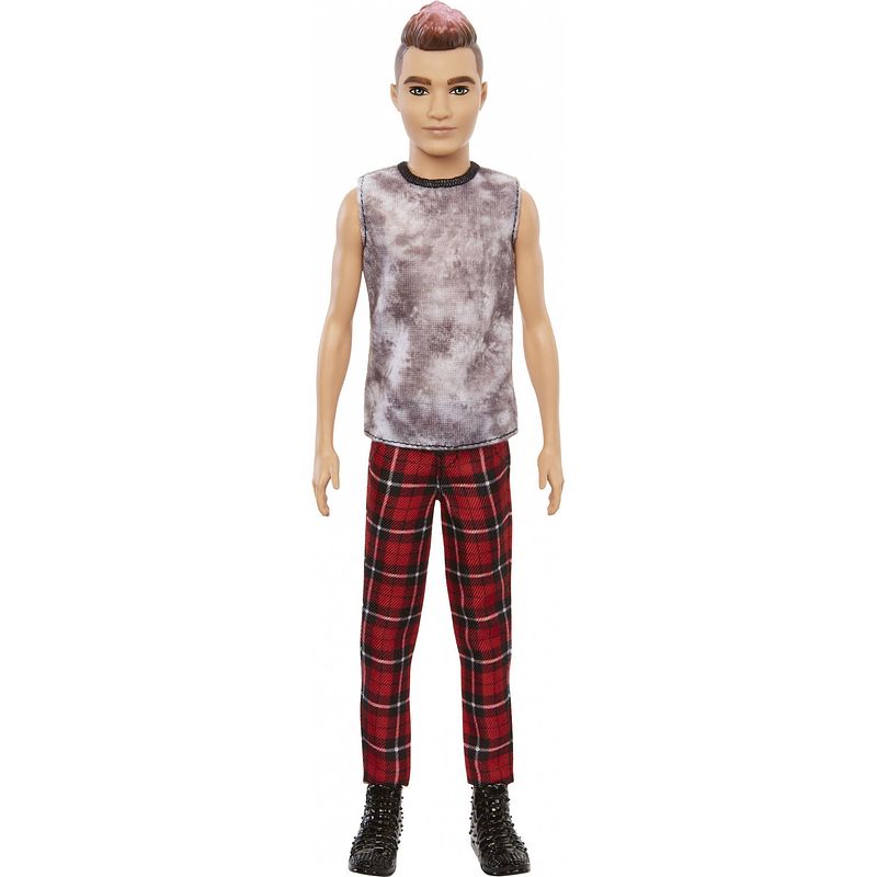 Foto van Barbie tienerpop ken fashionista meisjes 32,4 cm roze 5-delig