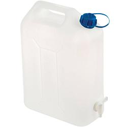 Foto van Watercontainer 20 liter met tap 36 x 18 x 46 cm - jerrycan voor water