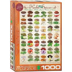 Foto van Eurographics puzzel herbs and spices - 1000 stukjes