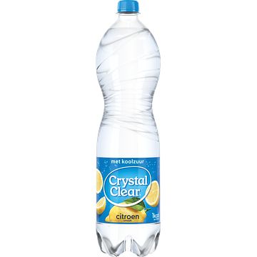 Foto van 2e halve prijs | crystal clear sparkling lemon 1,5l aanbieding bij jumbo