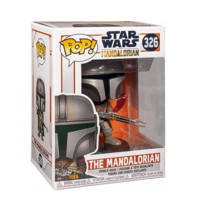 Foto van Star wars: the mandalorian - the mandalorian bobble-head - funko pop #326