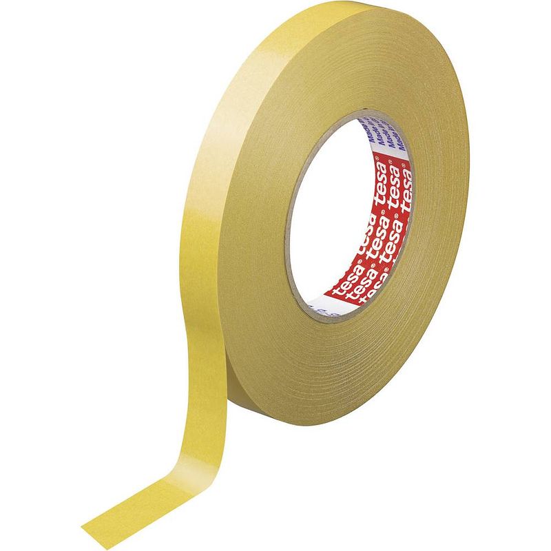 Foto van Tesa 04970-00151-00 dubbelzijdige tape tesafix 4970 wit (l x b) 50 m x 25 mm 1 stuk(s)