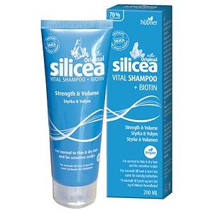 Foto van Hubner silicea vital shampoo + biotin