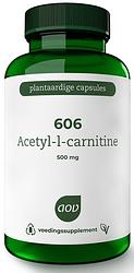 Foto van Aov 606 acetyl-l-carnitine vegacaps