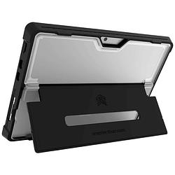 Foto van Stm goods dux shell backcover microsoft surface pro 8 zwart, transparant model-specifieke tablethoes