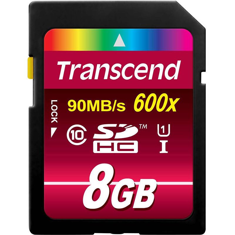 Foto van Transcend ultimate sdhc-kaart 8 gb class 10, uhs-i