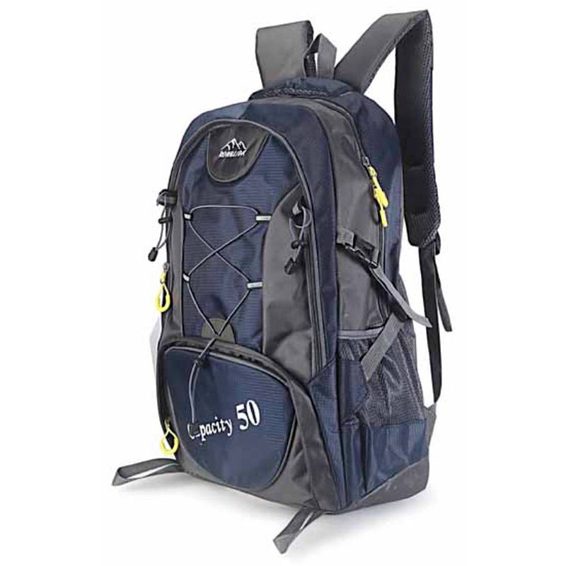 Foto van Cwi rugzak trekking ronglida 50 liter polyester grijs/blauw