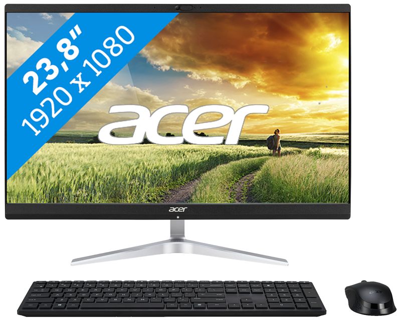 Foto van Acer aspire c24-1750 i5416 qwerty