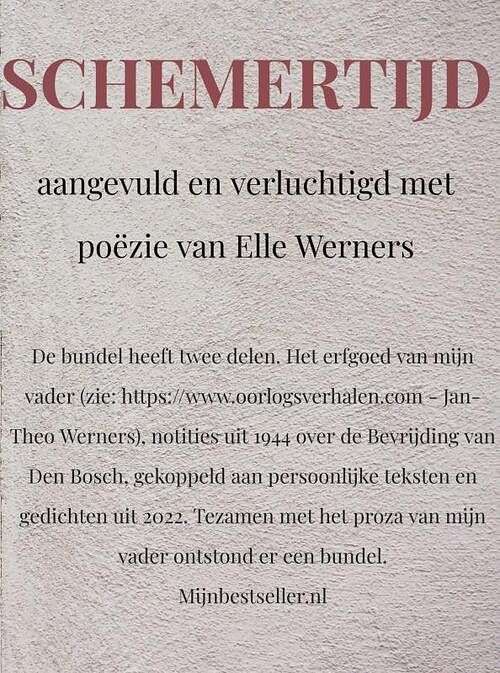 Foto van Schemertijd - elle werners - paperback (9789403702858)