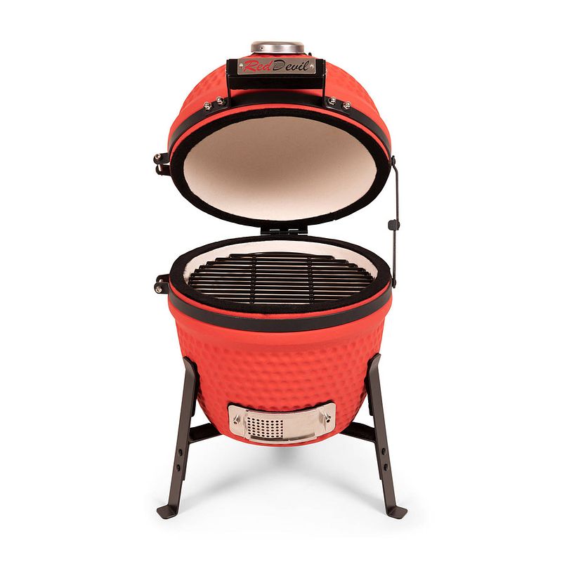 Foto van Patton kamado 13 inch classic red devil