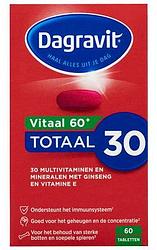 Foto van Dagravit vitaal 60+ totaal 30 tabletten