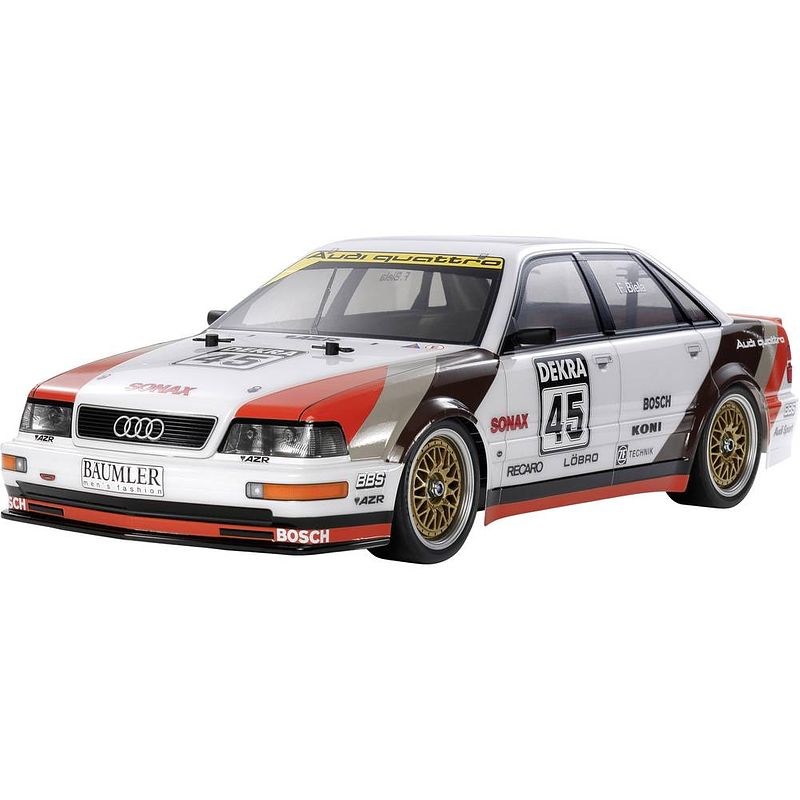 Foto van Tamiya 1:10 rc audi v8 tourenwagen (tt-02) 1:10 rc auto elektro toerwagen