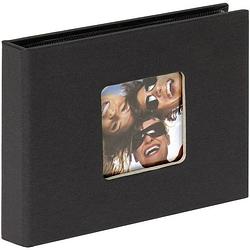 Foto van Walther+ design ma-353-b fotoalbum (b x h) 17 cm x 12 cm zwart