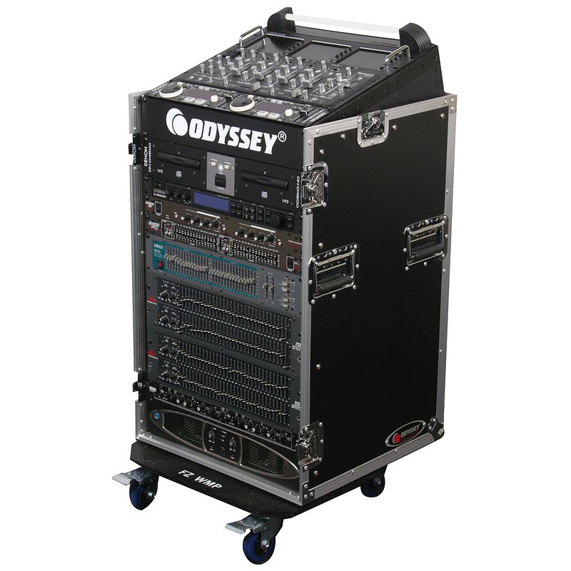 Foto van Odyssey fz1016w 19 inch rack met wielen 16+10 u