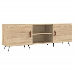 Foto van Vidaxl tv-meubel 150x30x50 cm bewerkt hout sonoma eikenkleurig