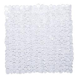 Foto van Transparante anti-slip douche mat 53 x 53 cm vierkant - badmatjes