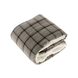 Foto van Unique living plaid bingley dessin 1 - grijs