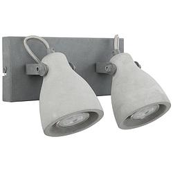 Foto van Beliani mistago ii - wandlamp-grijs-beton