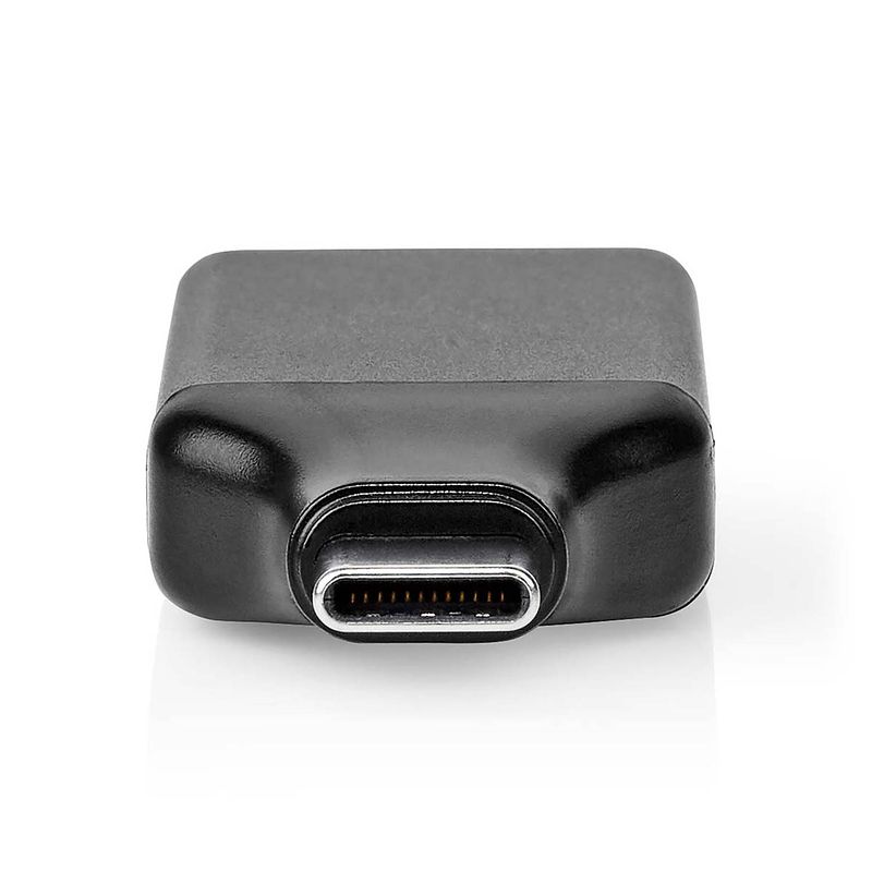 Foto van Nedis usb-c adapter - ccgb64650gy - grijs