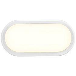 Foto van Nordlux cuba energy oval 2019181001 led-buitenlamp (wand) energielabel: e (a - g) led led 6.5 w wit