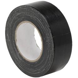 Foto van Swg 98570075 textieltape zwart (l x b) 50 m x 50 mm 1 stuk(s)