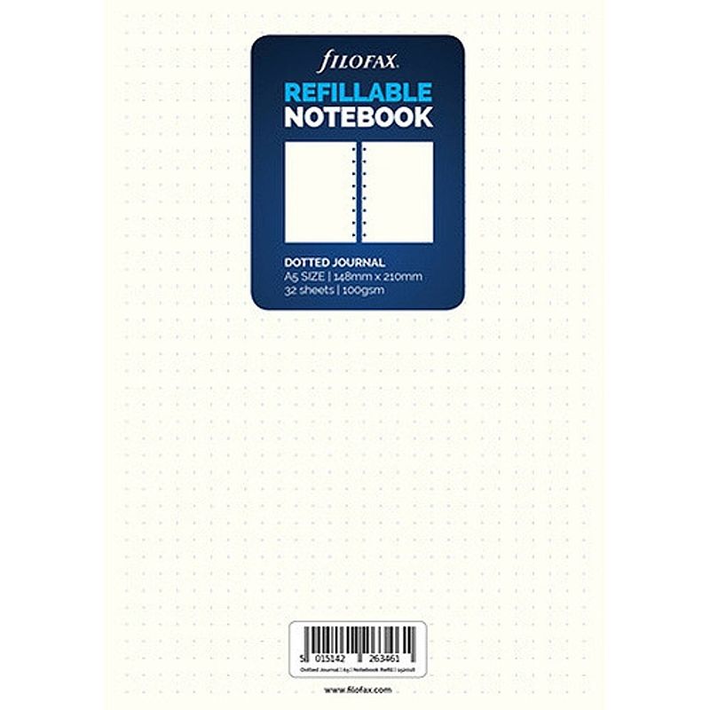 Foto van Filofax notebook a5 interieur dotted