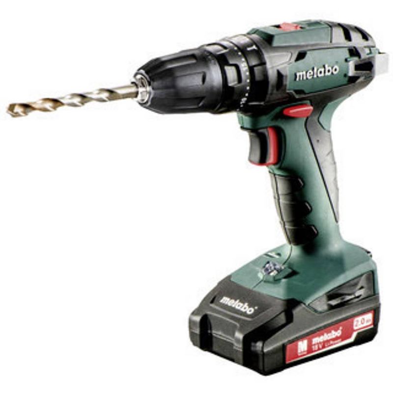 Foto van Metabo sb 18 -accu-klopboormachine incl. 2 accus, incl. accessoires