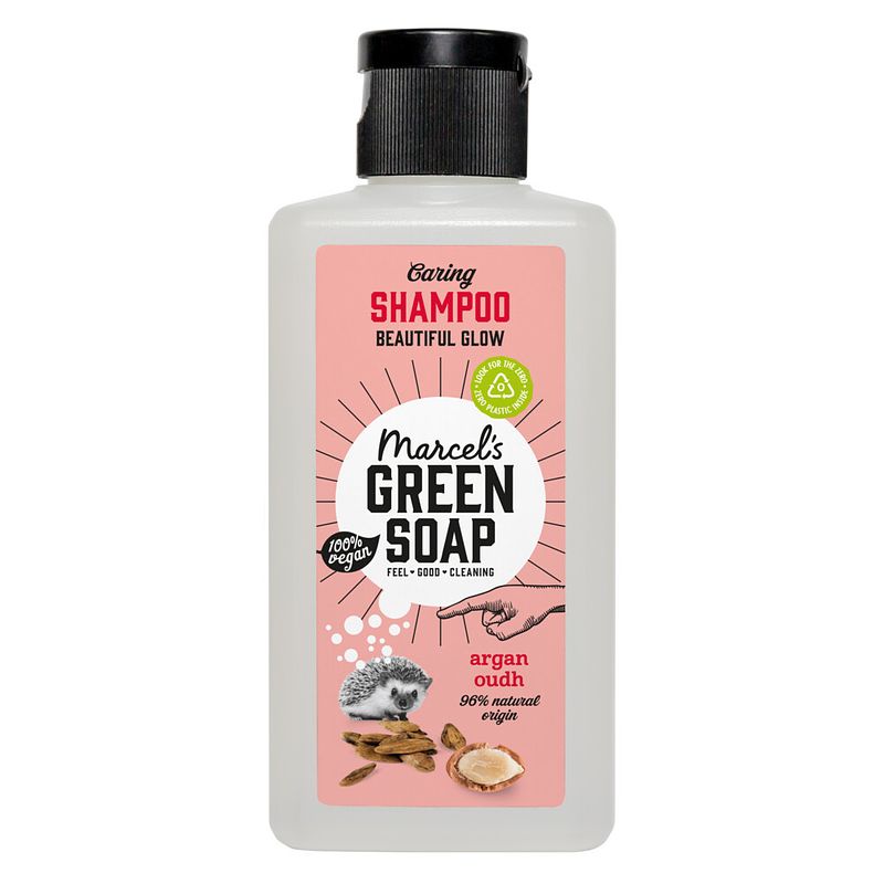 Foto van Marcels green soap shampoo caring argan & oudh