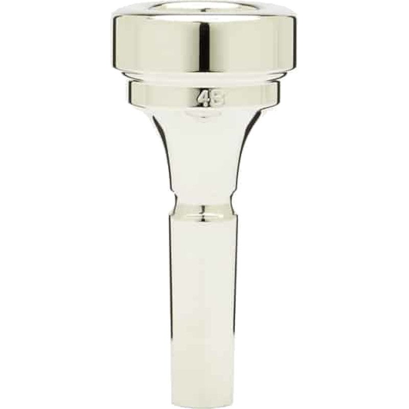 Foto van Denis wick 58814b classic cornet mouthpiece silver plated mondstuk voor kornet