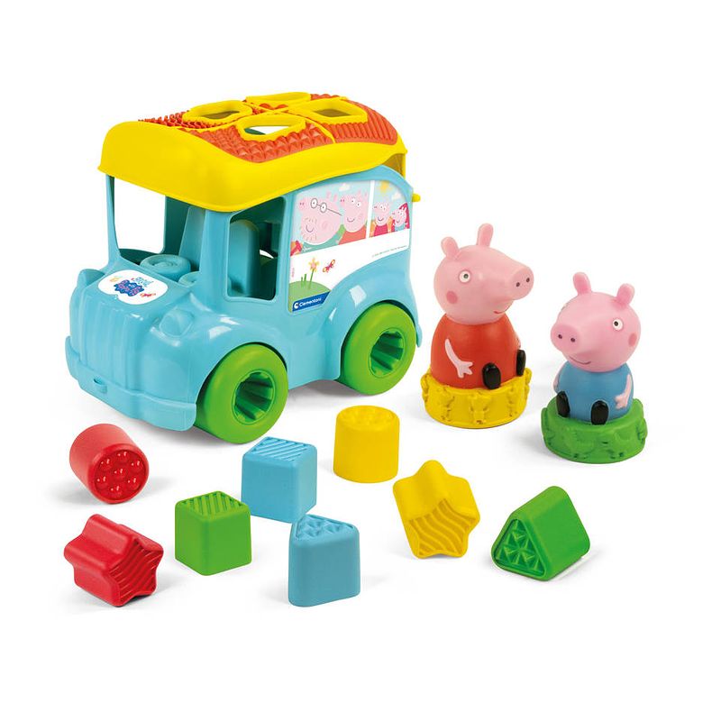 Foto van Clementoni peppa pig sorteerbus