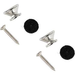 Foto van Ortega ostp2-cr strap pin pair chrome strap button met schroef (2 stuks)