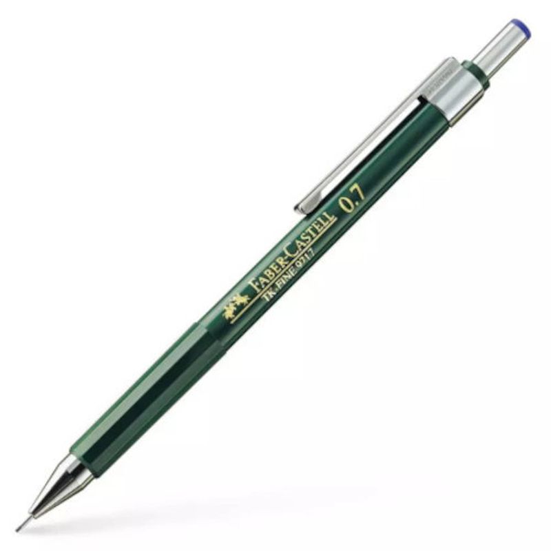 Foto van Faber castell vulpotlood tk-fine 0,7 mm grafiet groen