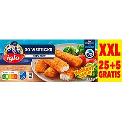 Foto van Iglo vissticks 30 840g bij jumbo