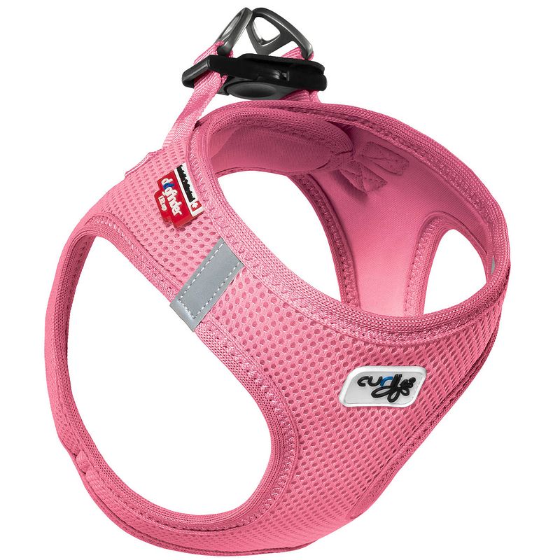 Foto van Curli hondentuigje air-mesh 2-4 kg polyester roze